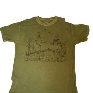 American Eagle Outfitters Green Graphic Tee